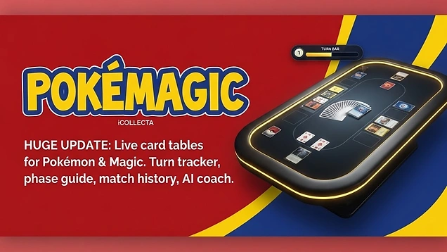 PokéMagic card tables by iCollecta