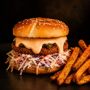 Zesty Paneer Burger from Andaaz Kitchen