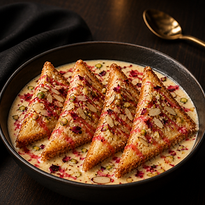 Nawabi Bread Dessert from Andaaz Kitchen