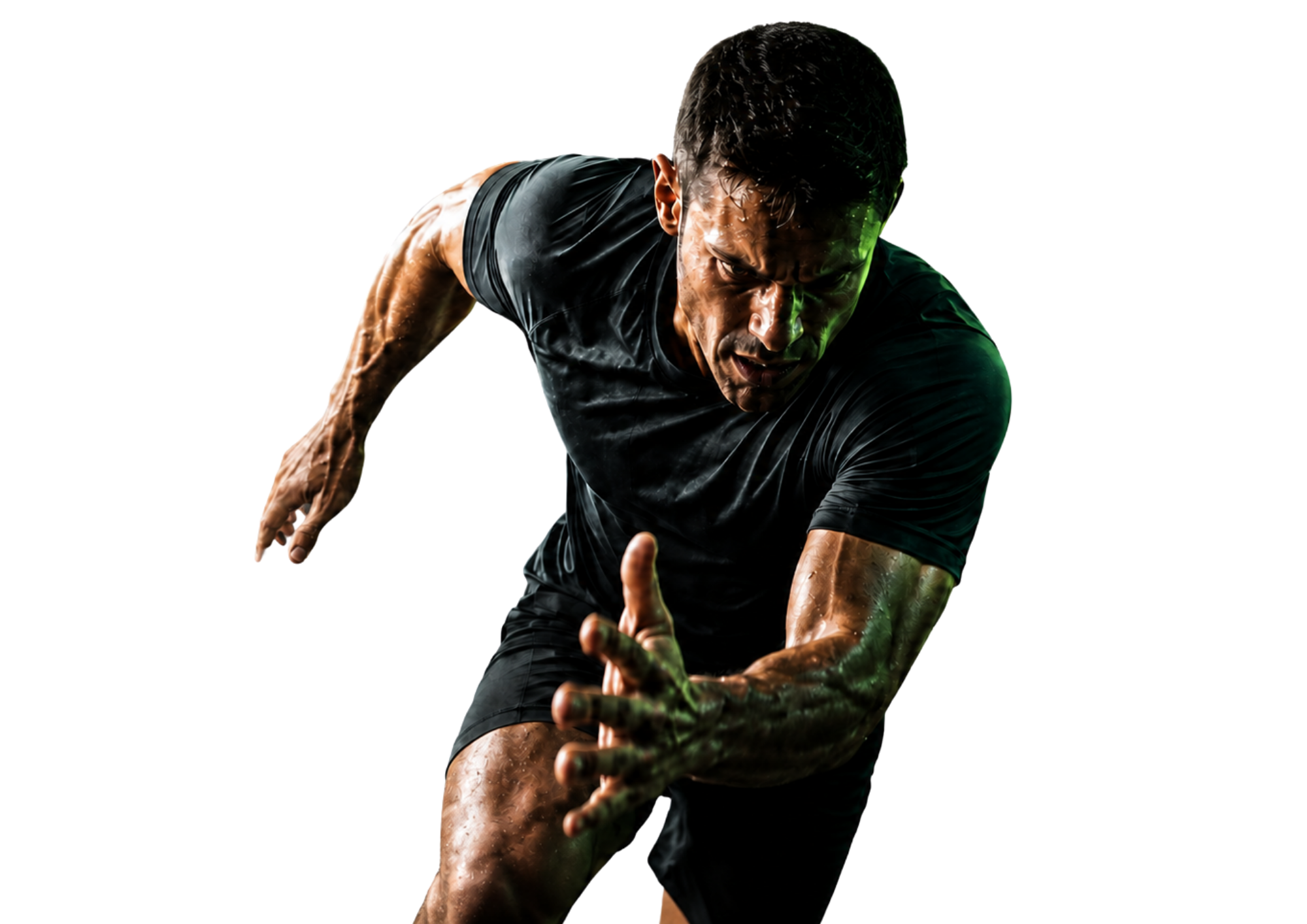 Atleta em sprint — On the Skin Sport