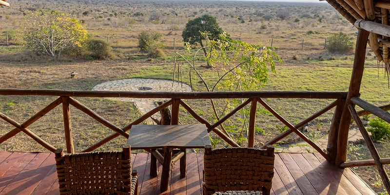 Kivuko safari tent at sunset