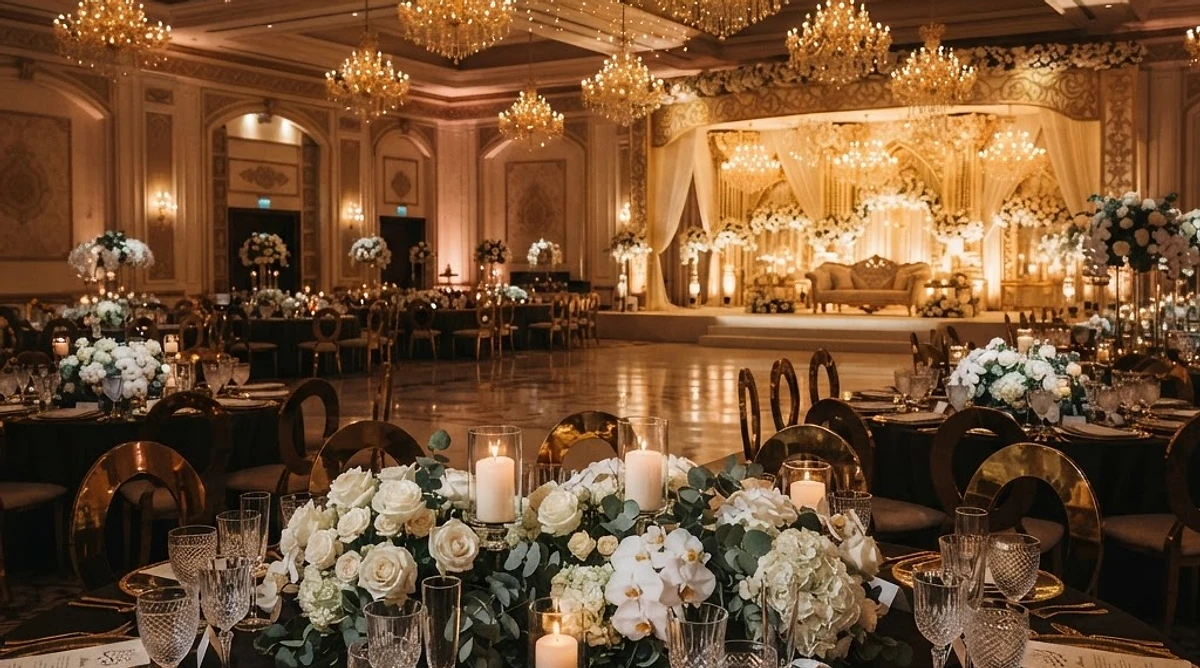 Wedding photographer covering an elegant celebration in Saudi Arabia