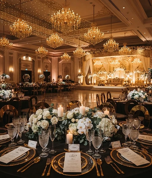 Wedding photographer covering an elegant celebration in Saudi Arabia