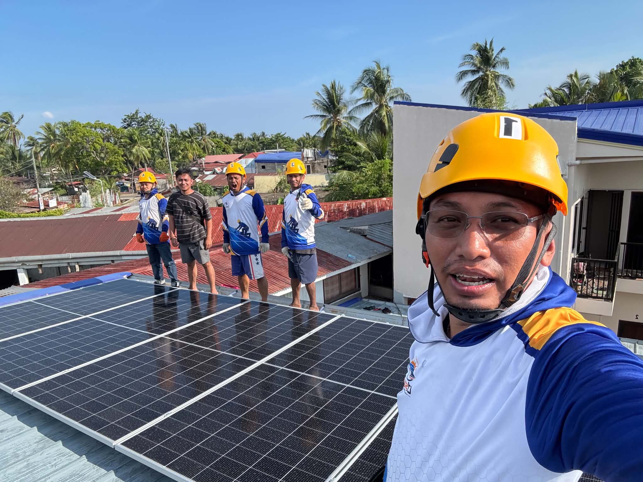 Commissioning w/ Client — Hybrid 12kW solar installation in Gingoog City, Misamis Oriental