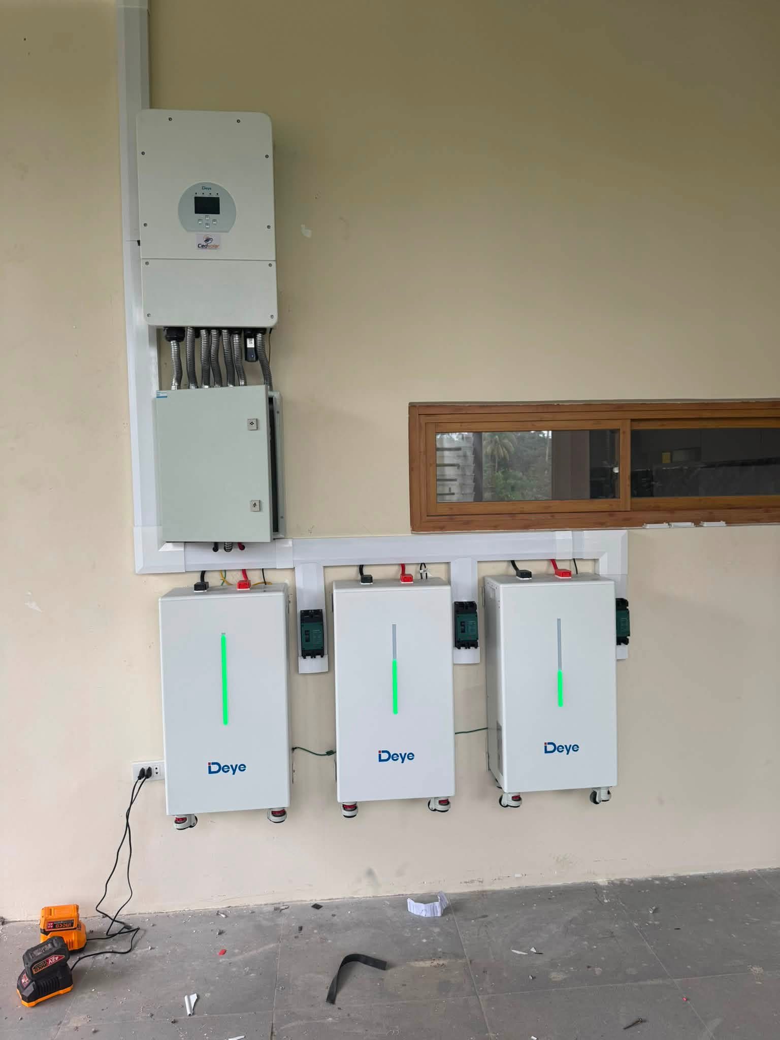Installed hybrid inverter and battery bank by CEED SOLAR in Cagayan de Oro