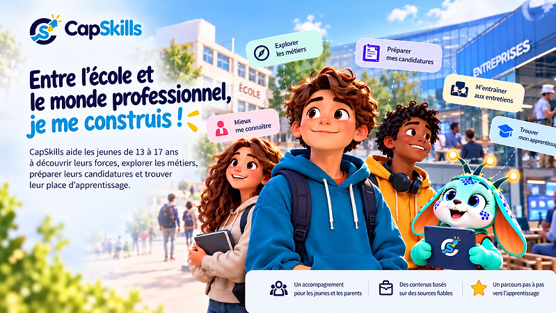 CapSkills — entre l'école et le monde professionnel, je me construis