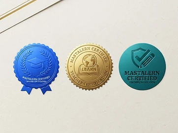 MastaLearn certification badges