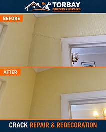 Crack Repair & Redecoration by Torbay Property Repairs