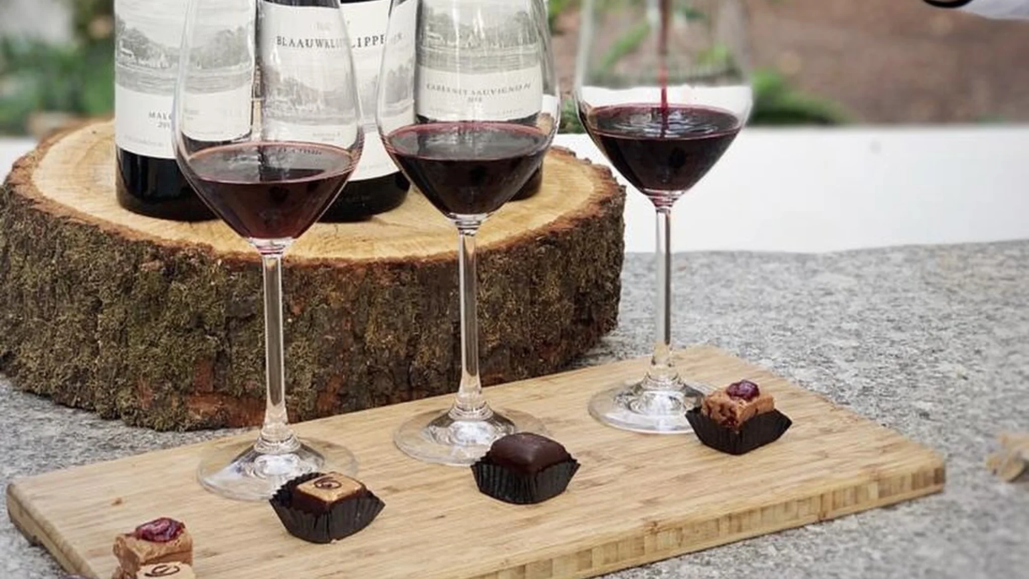 Wine and Chocolate in Stellenbosch - Blaauwklippen