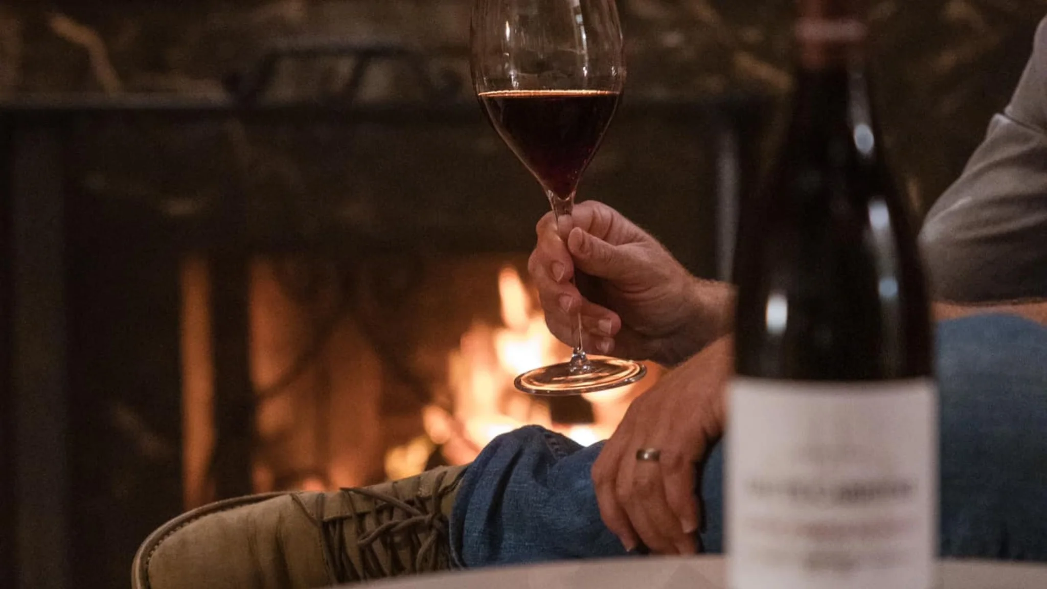 Haute Cabriere cosy tasting rooms