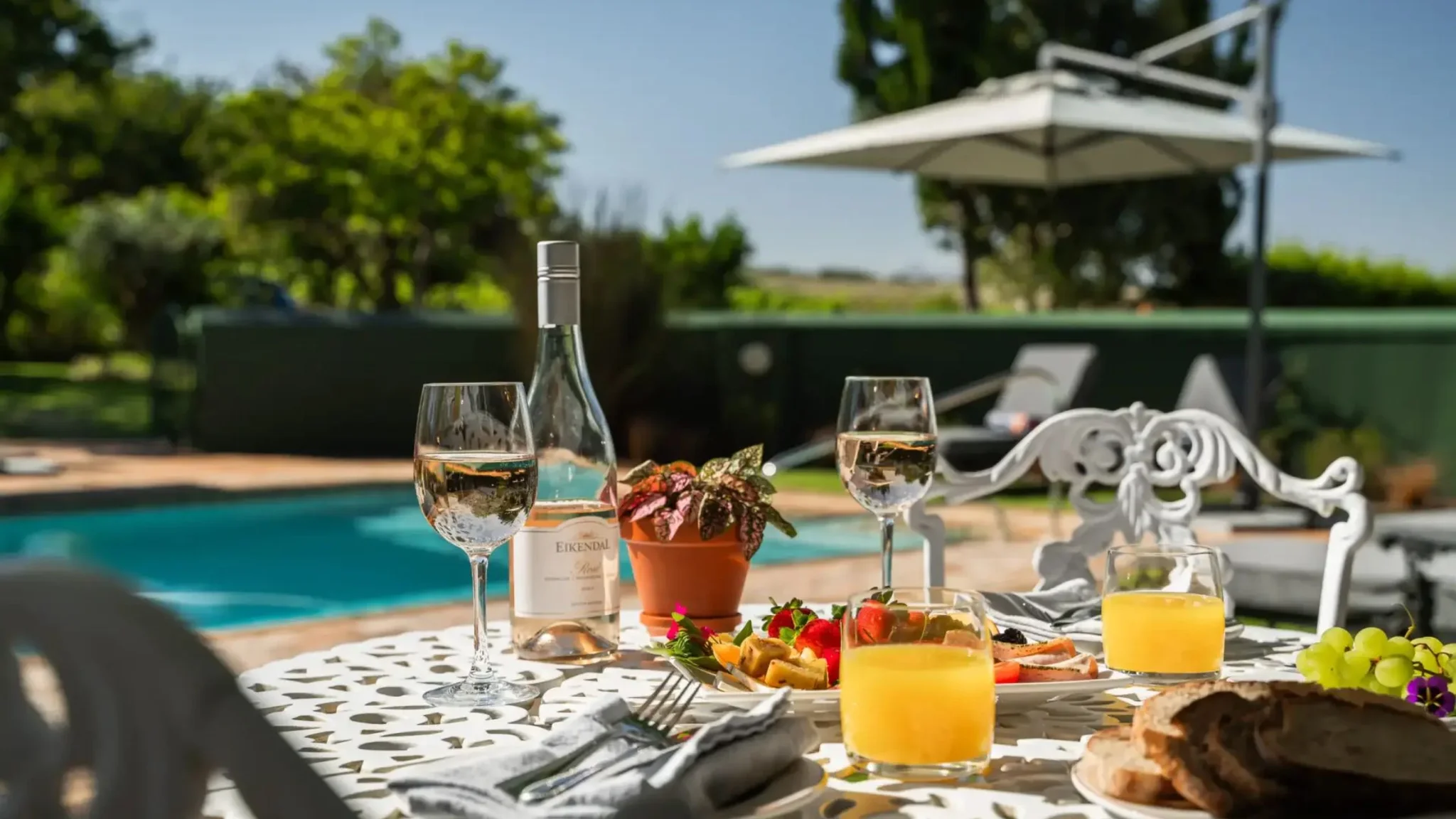 Champagne breakfast