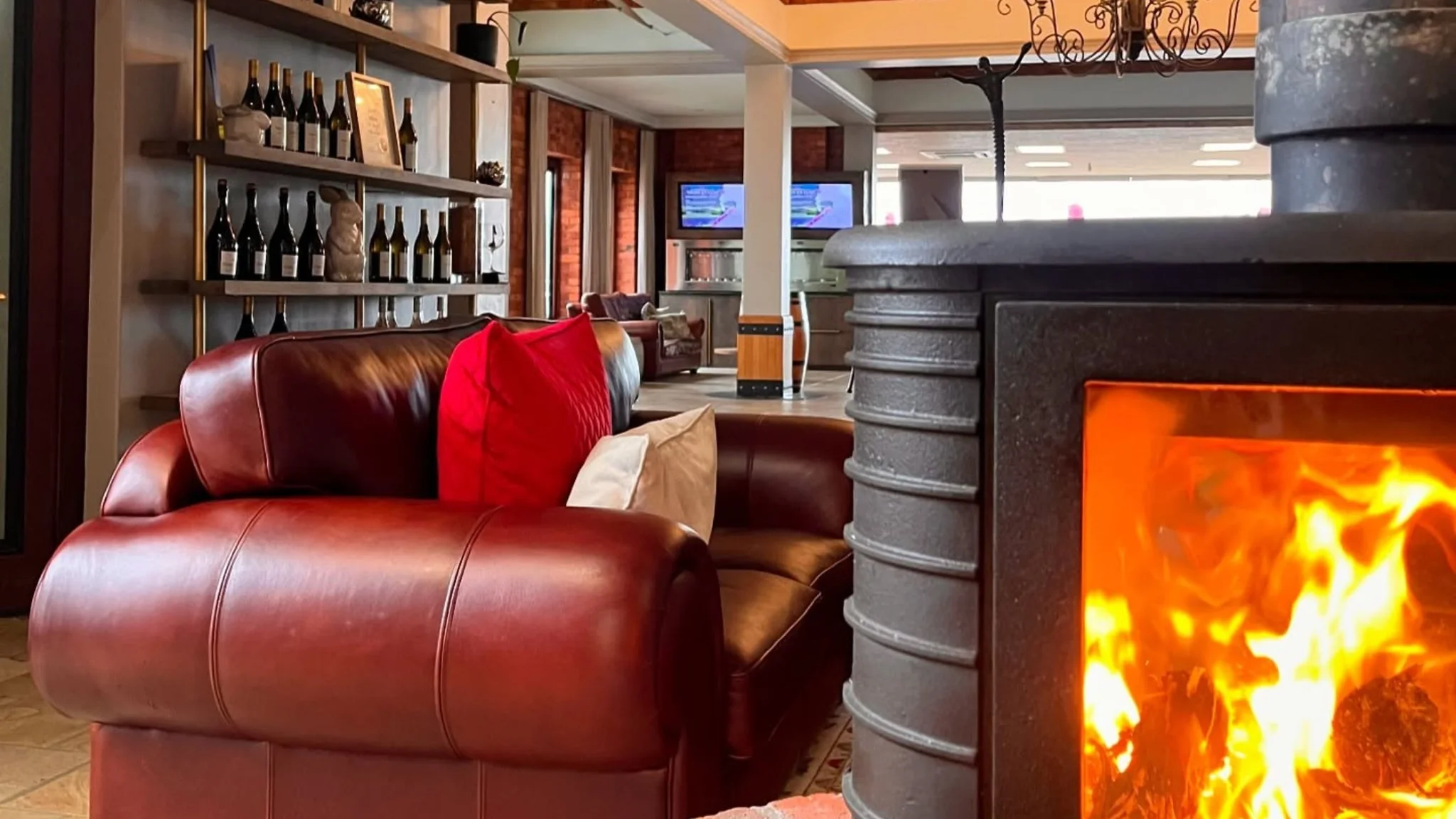 Vrede en Lust cosy tasting rooms