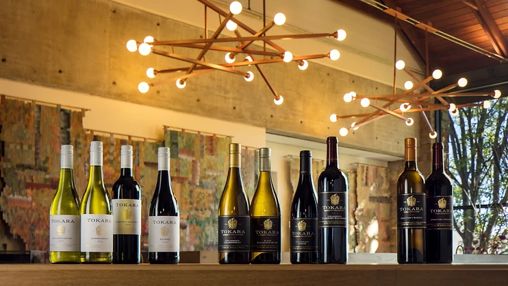 Estate wine collection at Tokara Estate