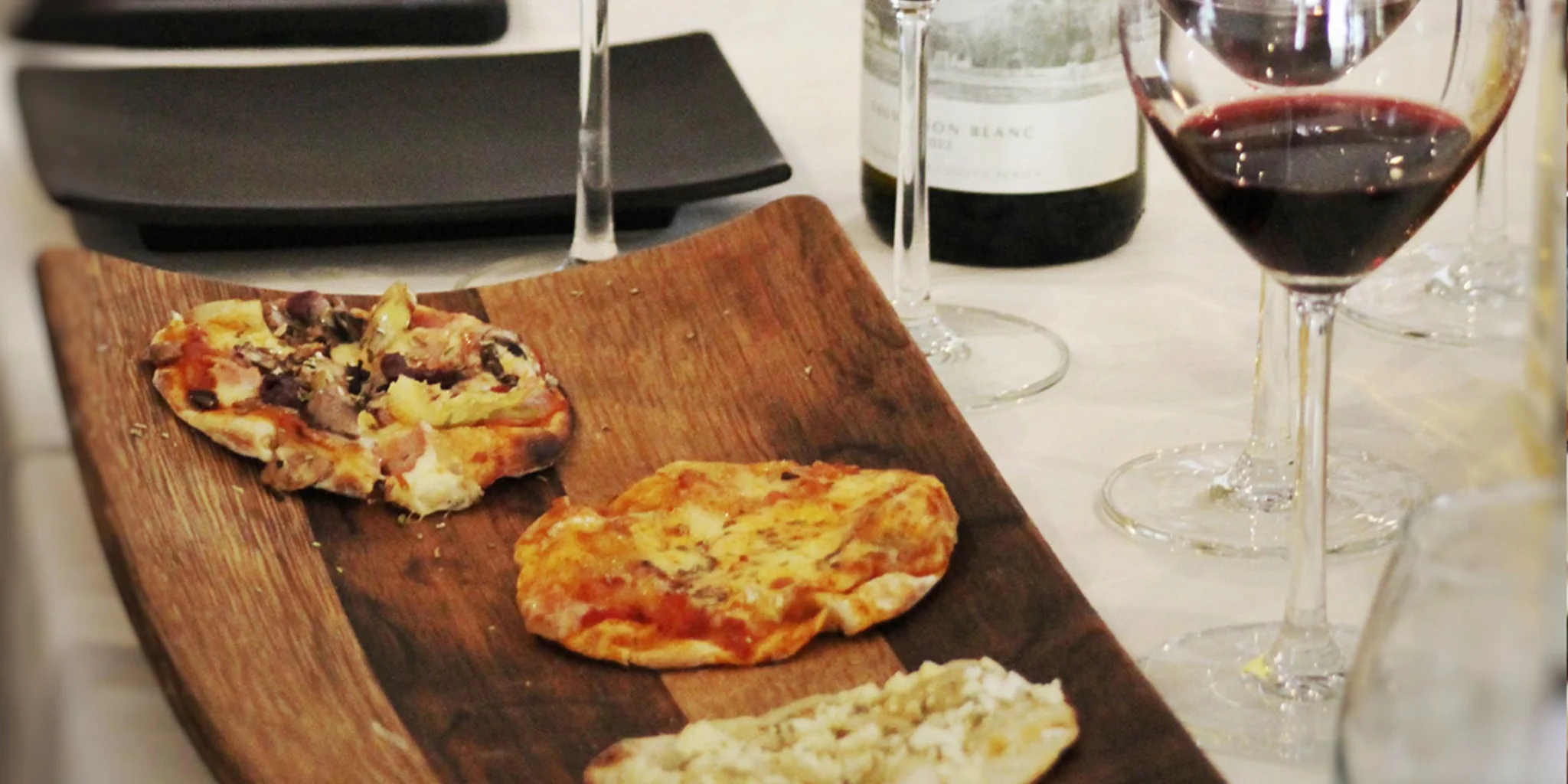 Pizza and Wine at Blaauwklippen