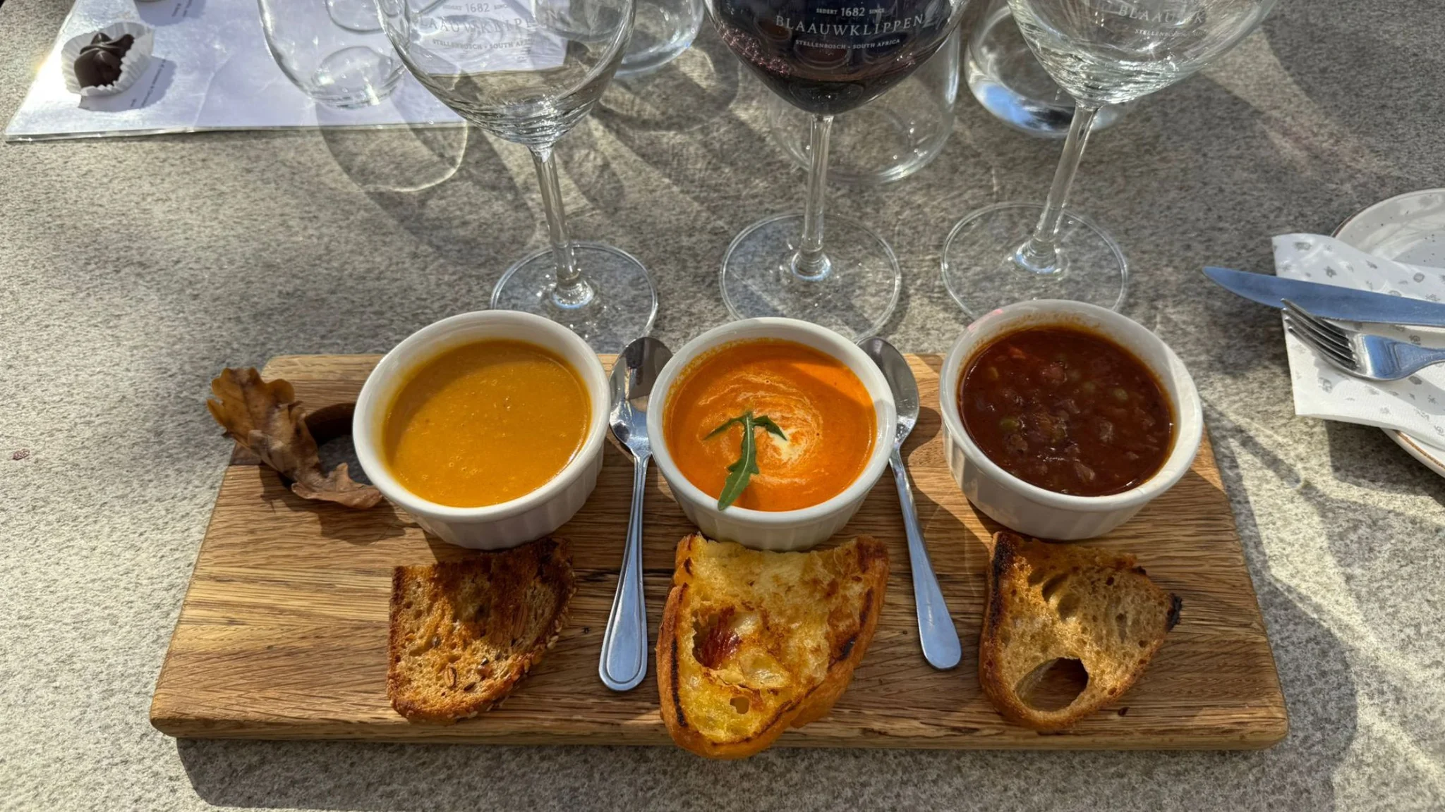 Soup and wine pairing