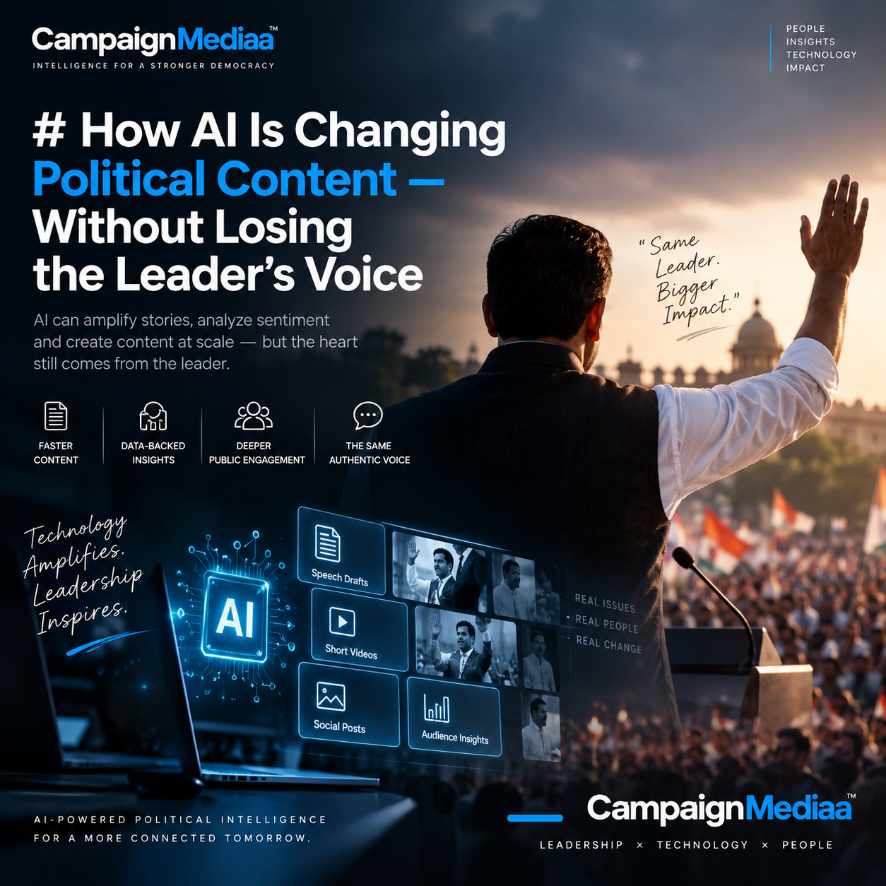 How AI Is Changing Political Content — Without Losing the Leader's Voice