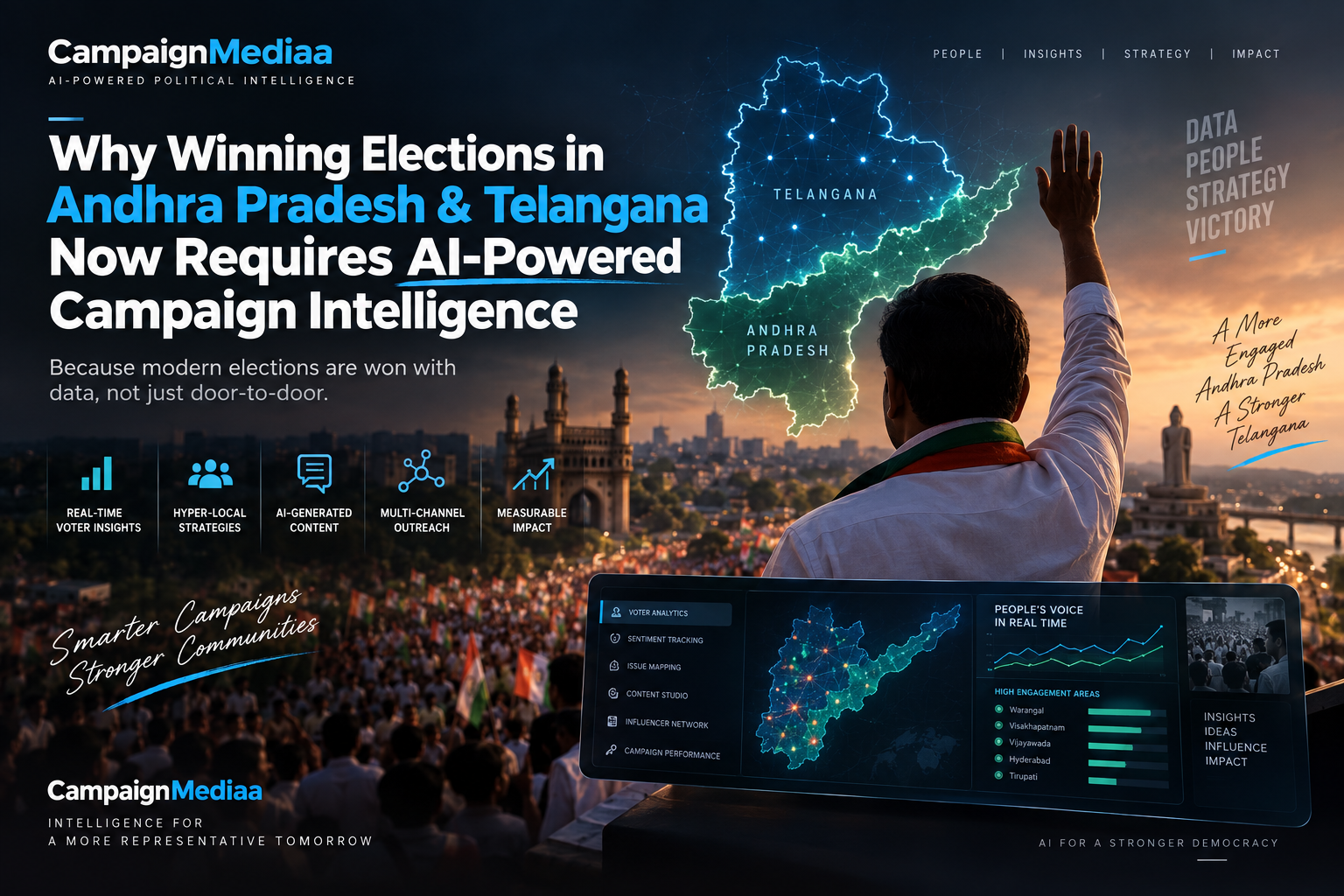 Why Winning Elections in Andhra Pradesh & Telangana Now Requires AI-Powered Campaign Intelligence