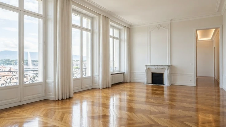 Nettoyage de fin de bail d'un appartement de standing à Genève