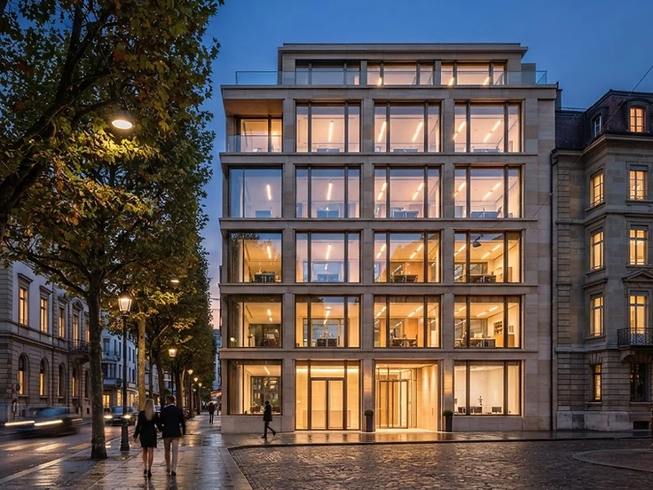 Entretien de bureaux & immeubles — illustration