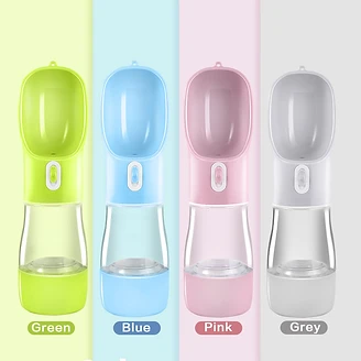 2 in 1 Portable Pet Water Food Bottle