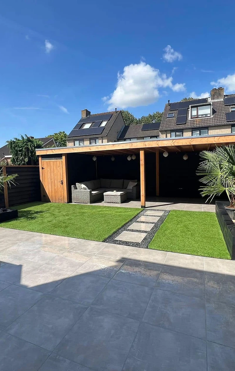 Aangelegde tuin door Heuverling Hoveniers