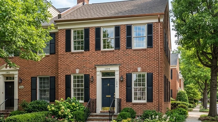 A well-maintained Northern Virginia townhome.