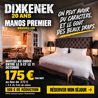 Manos Premier Bruxelles — 175 € la nuit entre le 9 et le 11 octobre, réserve ton séjour