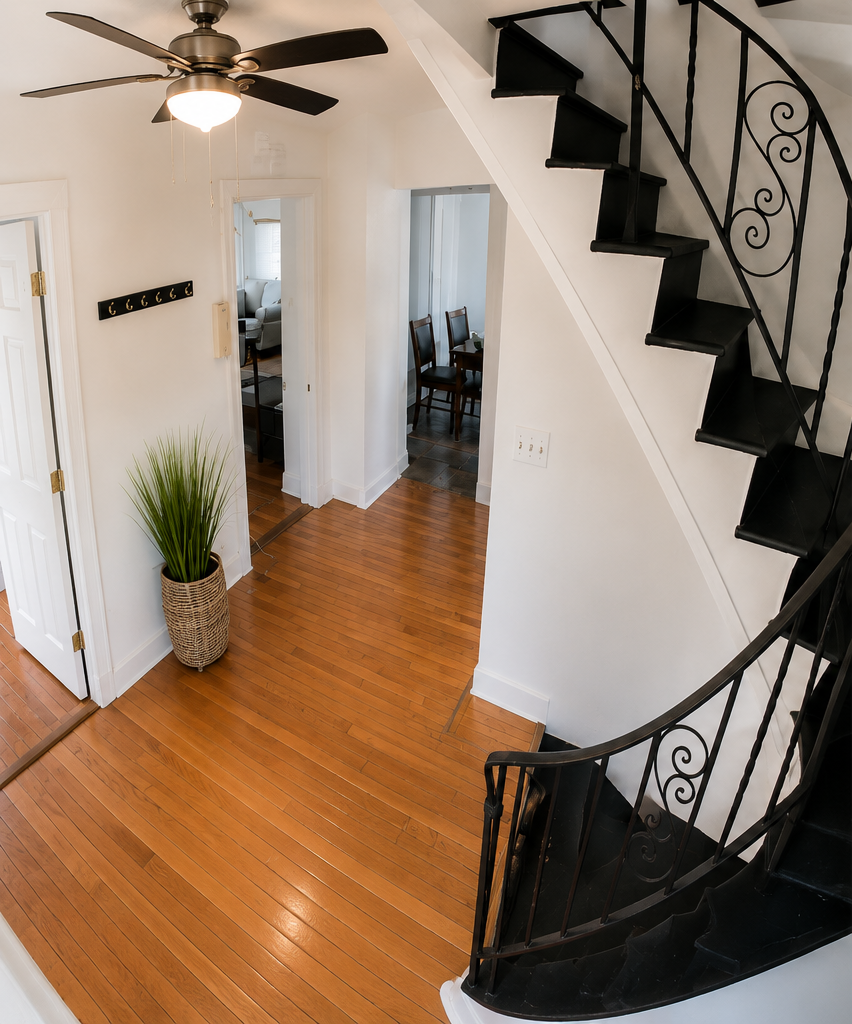 Entryway and staircase