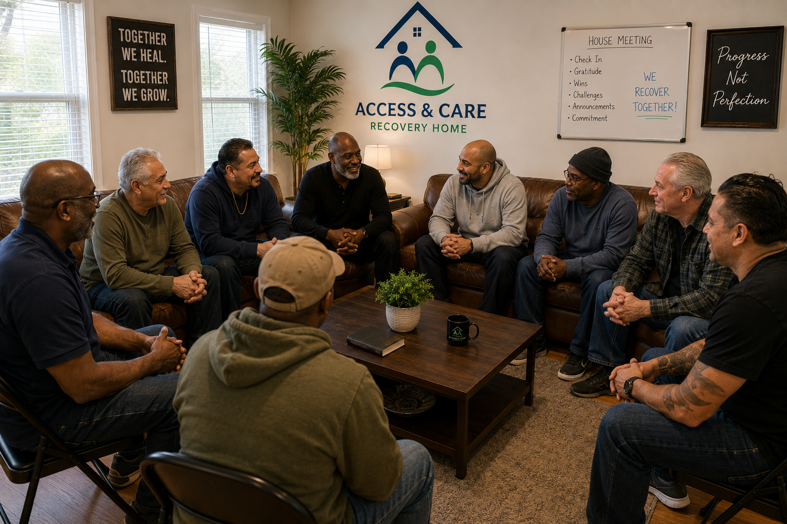 House meeting — our recovery community