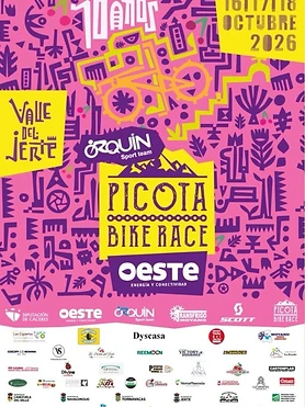 Cartel Picota Bike Race 2026 — Valle del Jerte