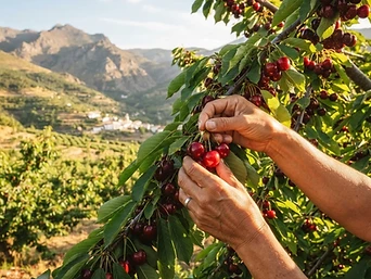 Cerezas, yo las cojo yo me las como