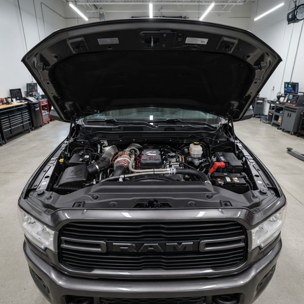 Diesel engine repair at the Nexgen Diesel shop