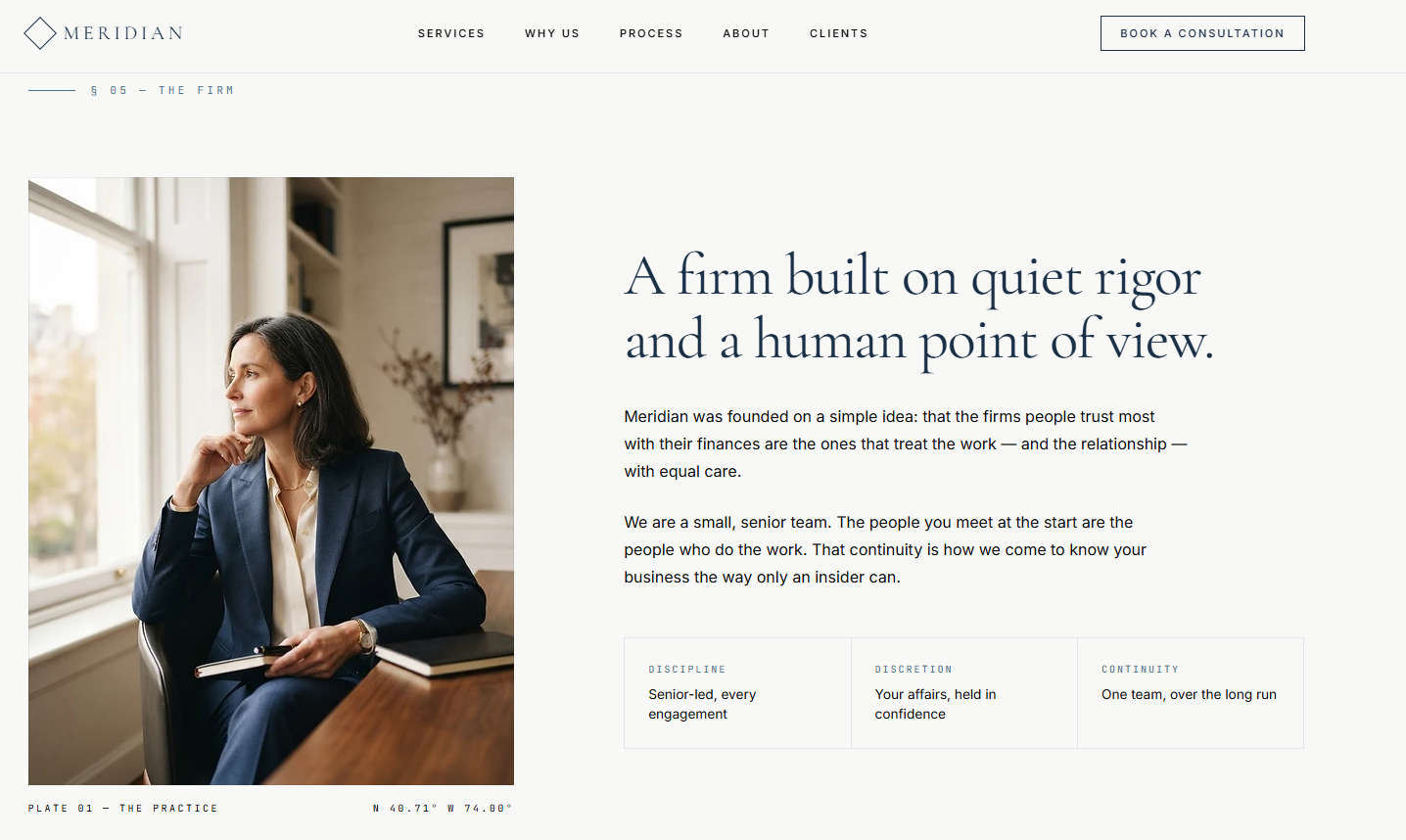 Accounting Firm website preview