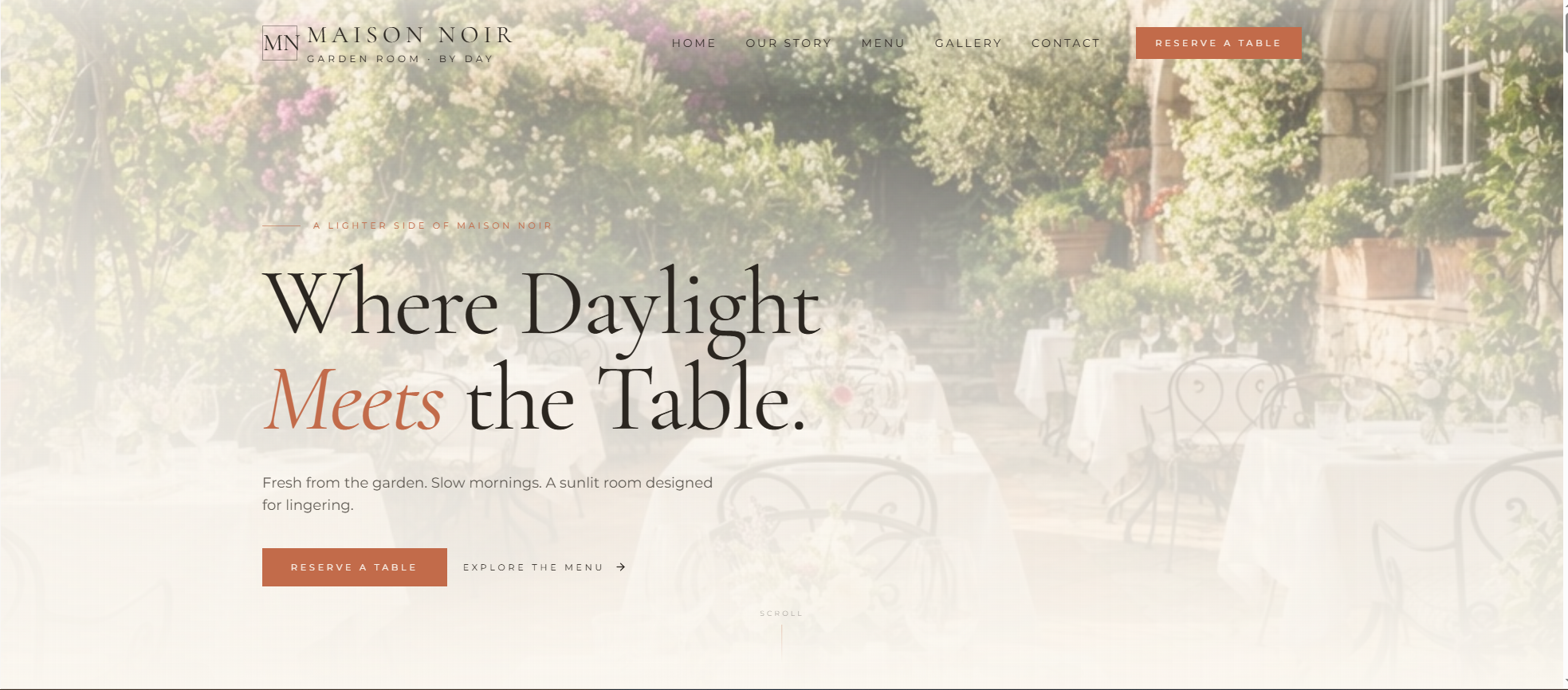 Website Design example