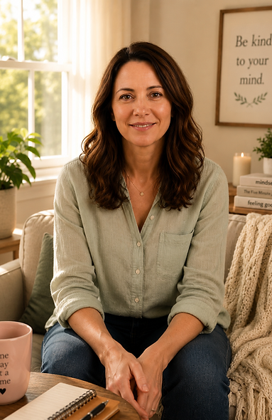 Claire, the AI digital presenter for The Mended Mind
