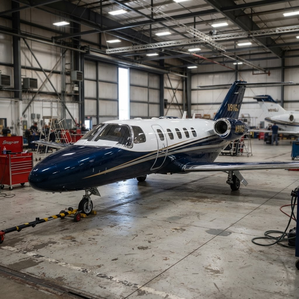 Cessna 414 - After Refinishing