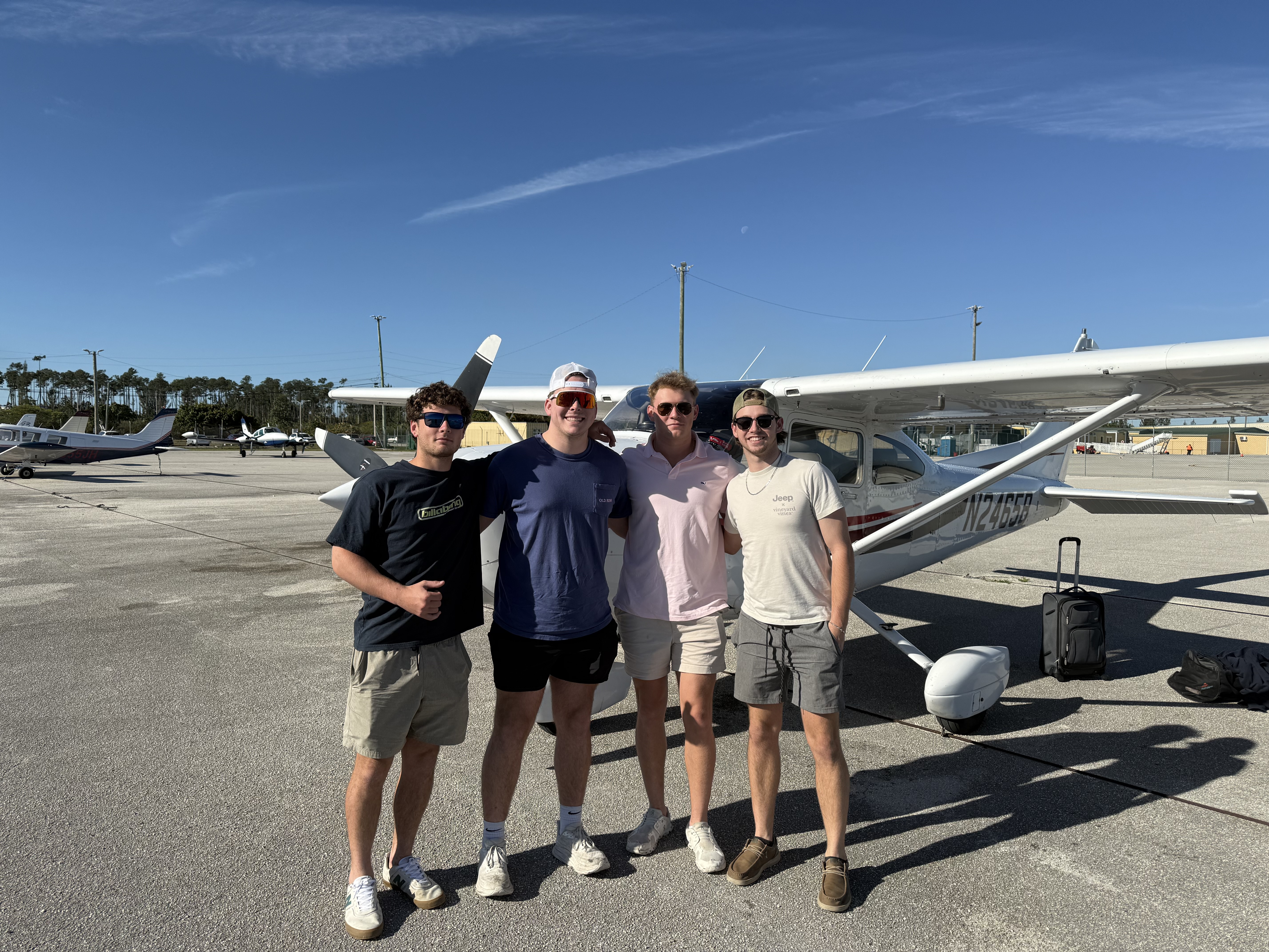Flight training group by a Cessna