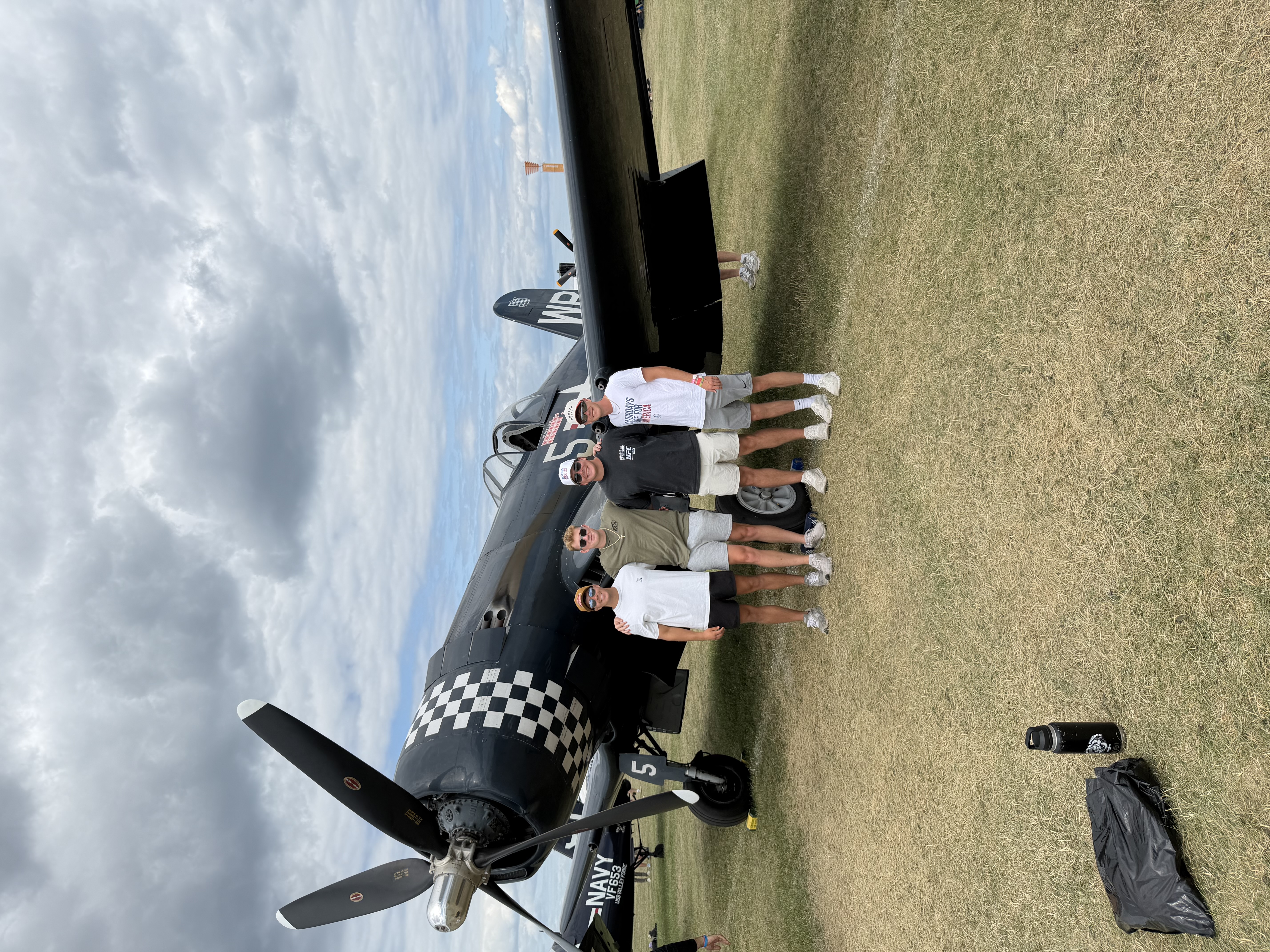 At the airshow with a Corsair
