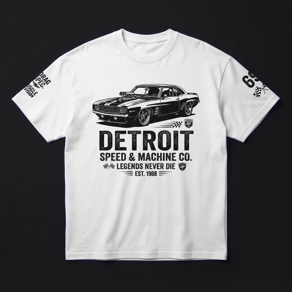 Muscle Car Graphic Tee