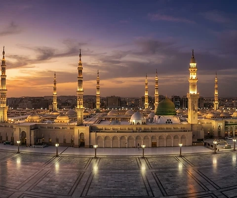 Madinah at dusk