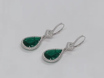 Emerald Drop Earrings