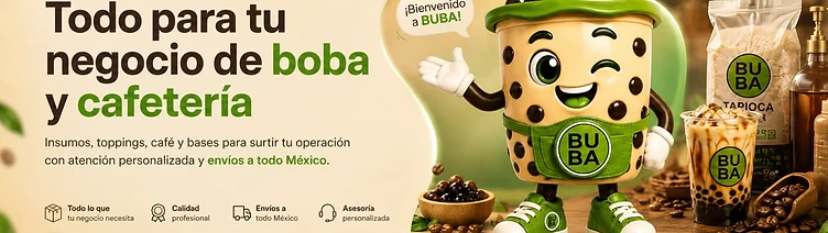 Insumos mayoristas de Buba Alimentos para cafeterías y negocios