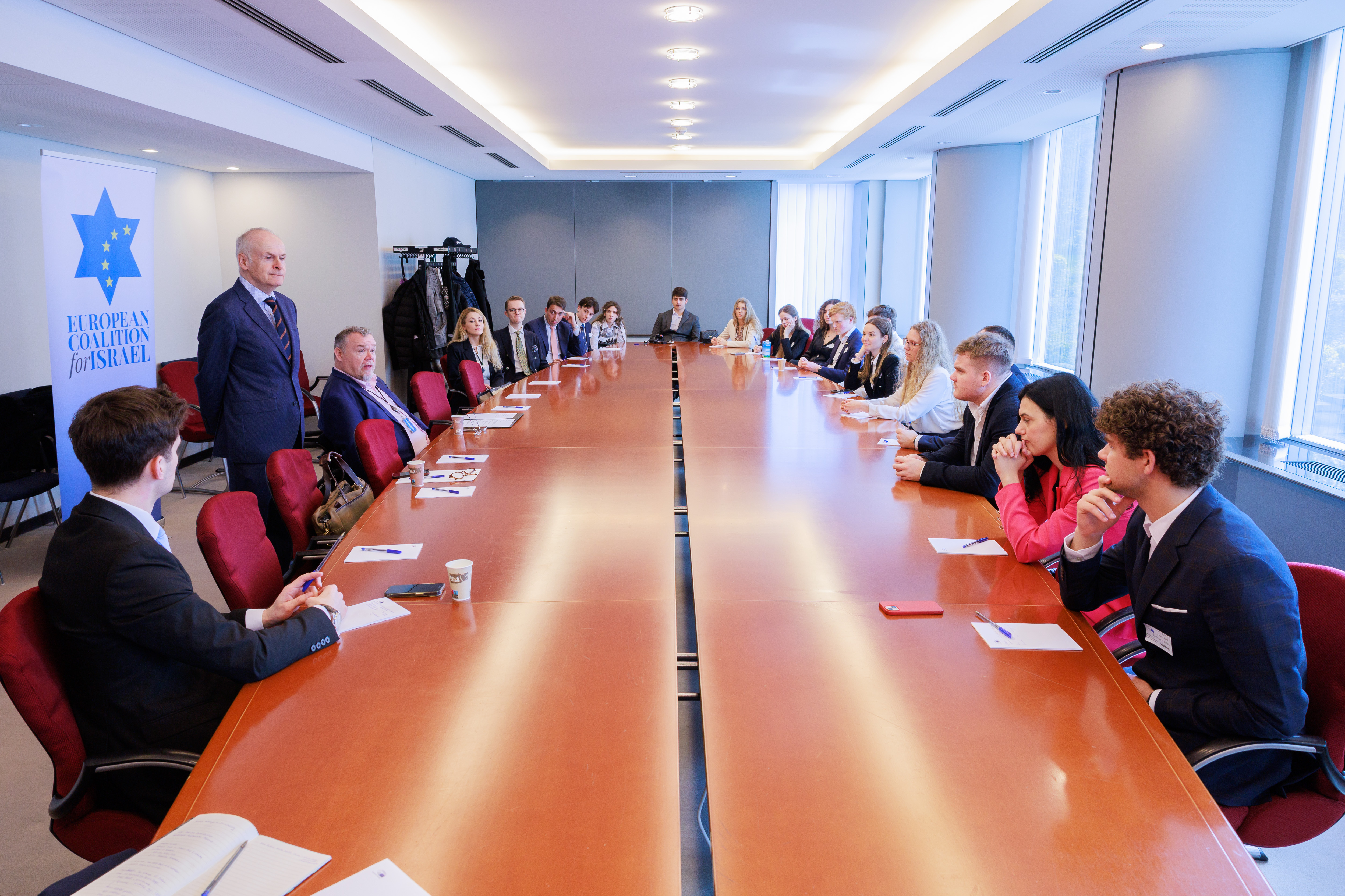 Young leaders at the European Parliament