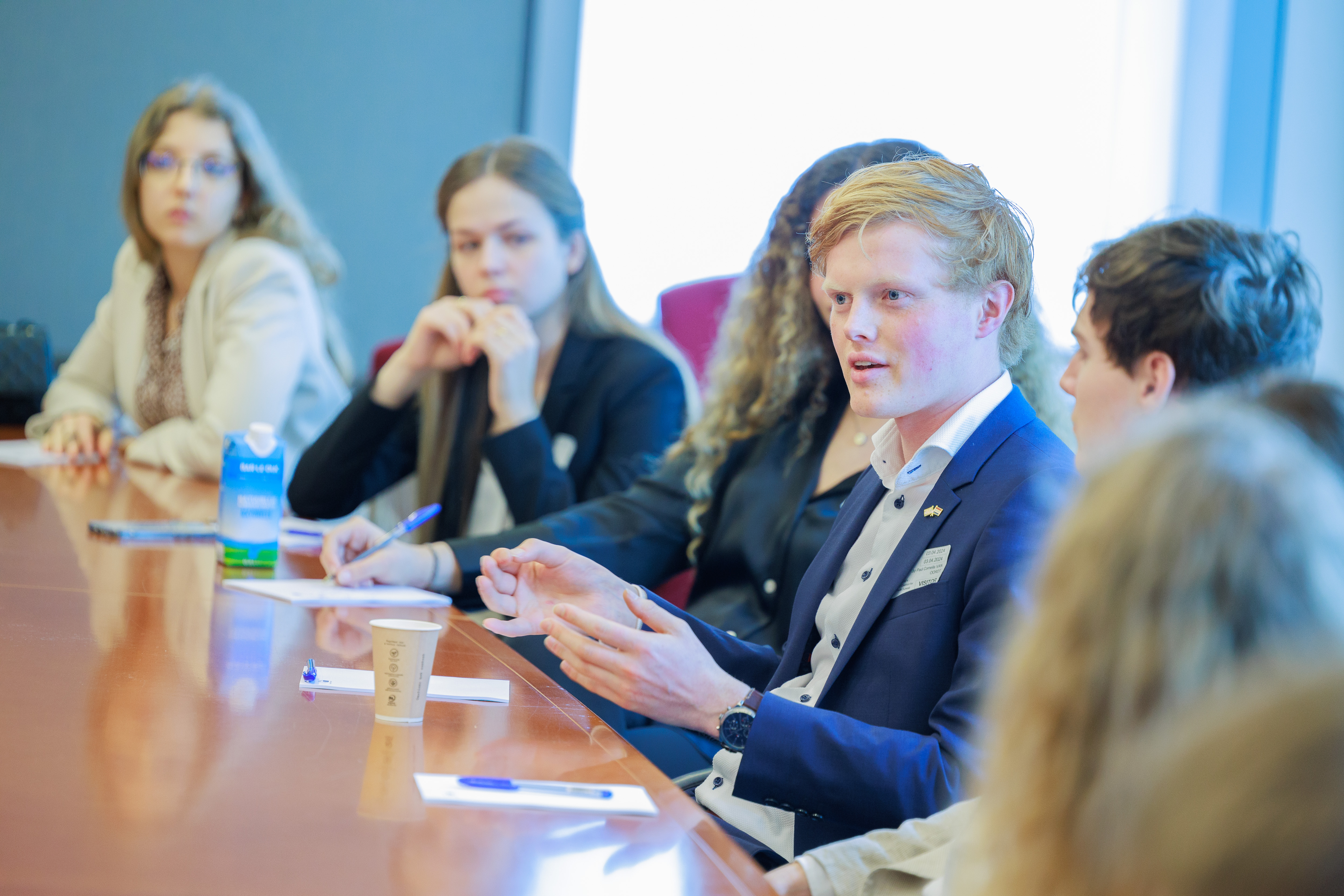 Young leaders in session