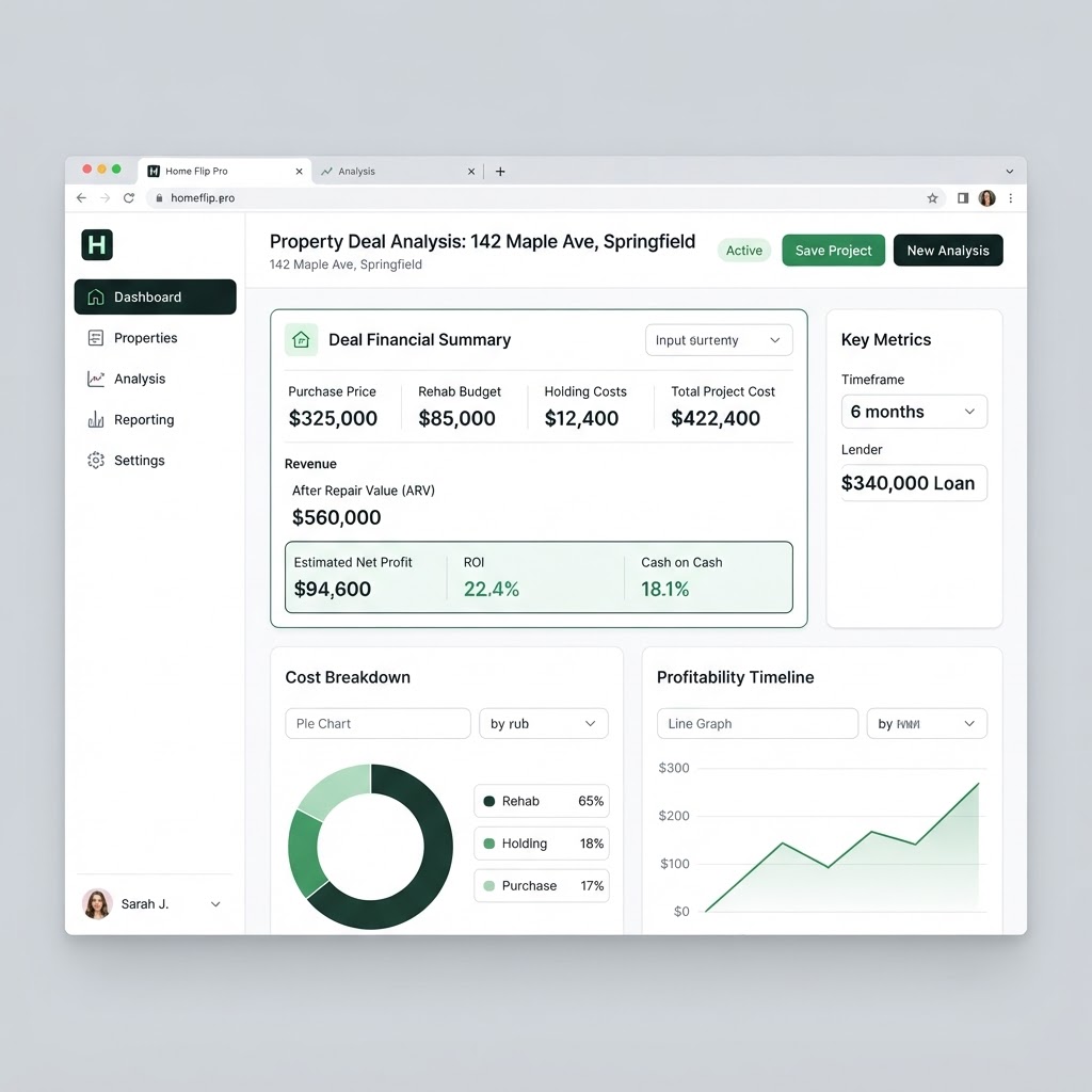 Development Deal Analyzer (Pro Forma) screenshot