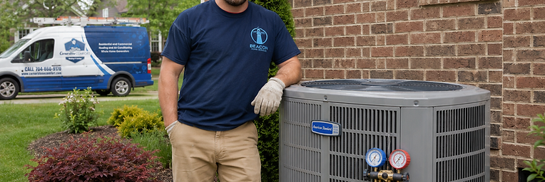 Beacon Home Services technician at work