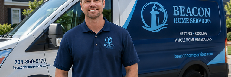 Beacon Home Services technician at work
