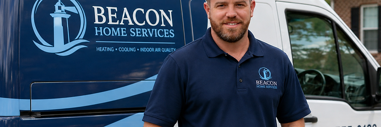 Beacon Home Services technician at work