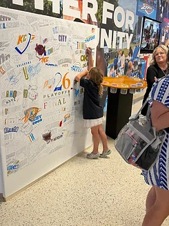 Community Wall at an Oklahoma City event