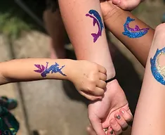 Airbrush Tattoos at an Oklahoma City event